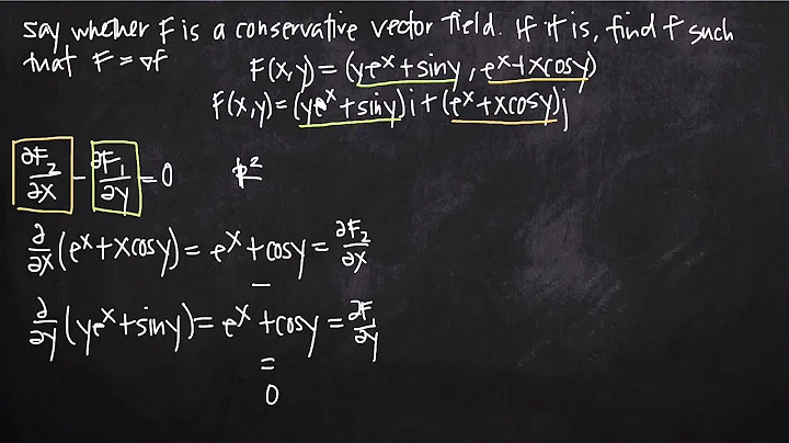 potential function of a conservative vector field (KristaKingMath)