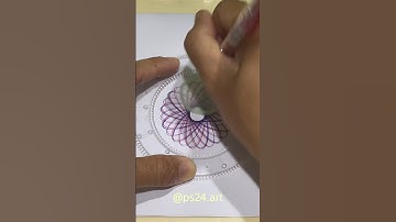 The Spirograph Art #art #ps24 #spirograph #trending #varial #pensandrulers #drawing