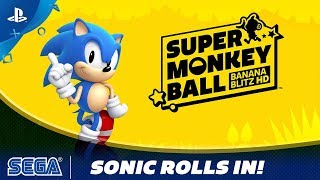 Super Monkey Ball: Banana Blitz HD | Sonic Rolls In! | PS4