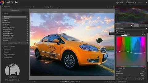 4K - Darktable - Car Photo Edit - II - (Taxi)