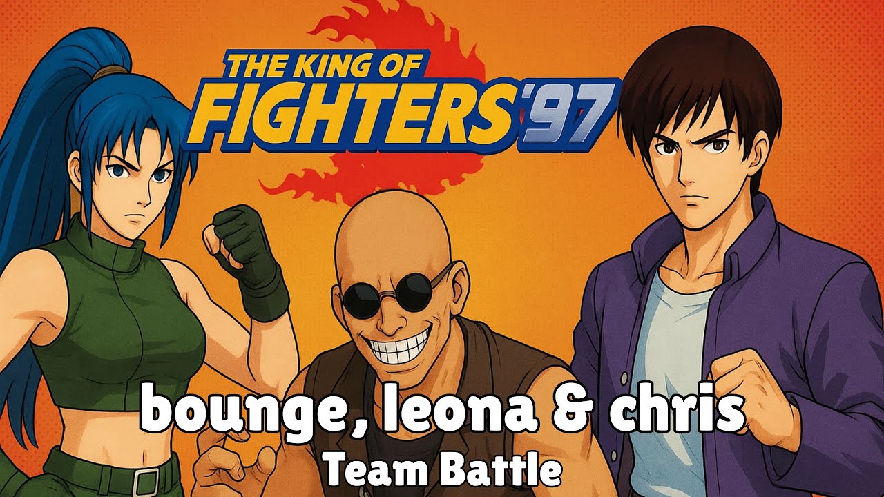 The King of Fighters ’97 – Choi Bounge, Leona & Chris Team Battle ...