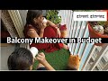 Small Balcony Makeover in Budget | Balcony Decor |Balcony Wall painting | Things to do in Lockdown