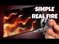 How to airbrush real fire like a pro