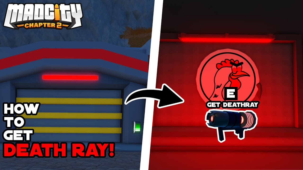 How To Get The DeathRay In Mad City Chapter 2! YouTube