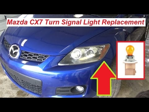 Mazda CX7 CX 7 Front Turn Signal Light Bulb Replacement