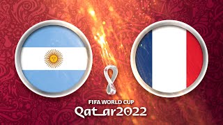Argentinien - Frankreich (Finale)  FIFA World Cup Final (Qatar 2022) Fussball-WM [4K]