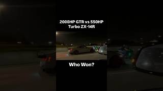 2000Hp Gtr Vs 550Hp Zx14R