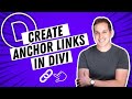 How to Create Anchor Links in Divi