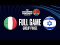 LIVE - Italy v Israel | FIBA U20 European Championship 2022