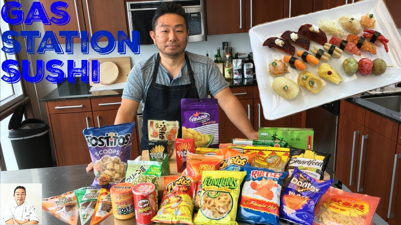 Junk Food Omakase | Gas Station Snacks | Will It Sushi? | Hiroyuki Terada - Diaries of a Master Sushi Chef