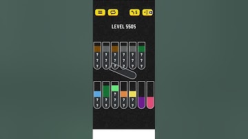 water sort puzzle level 5505