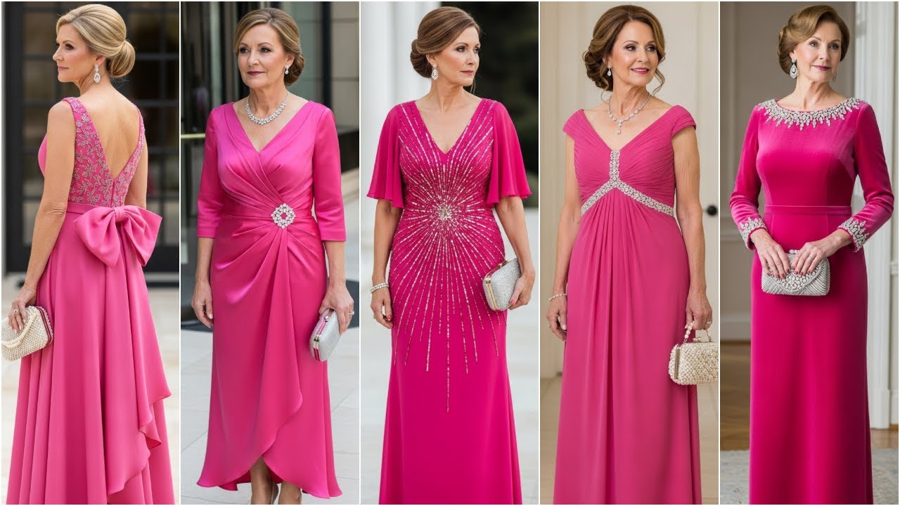 Hot Pink Mother of the Bride Dresses | Chic Looks for Moms