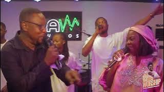 Dare Melody ministering at 21 Days of Abba Timeless Worship