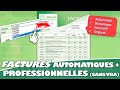 Facturation automatique et dynamique sur excel  le cours complet