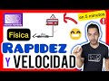 ✅RAPIDEZ y VELOCIDAD conceptos | APRÉNDELO en 5 MINUTOS| FÍSICA CONCEPTOS