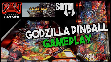 SDTM: Stern Godzilla Pro Pinball Gameplay