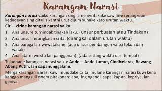 Kelas 5 Bahasa Jawa (Karangan Dheskripsi lan Karangan Narasi)