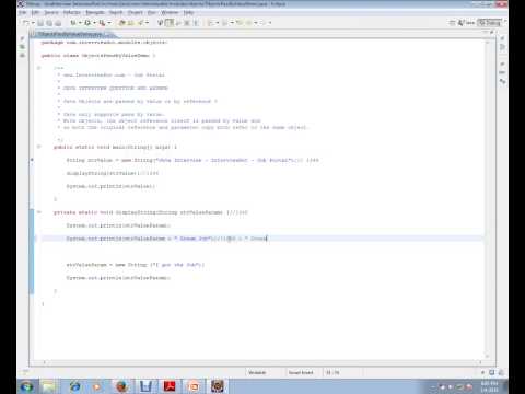 Java Interview Question And Answer Is Java Objects are passed by value or by reference