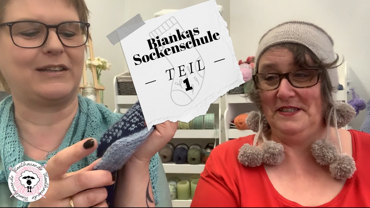 Biankas Sockenschule - Nicola lernt Socken stricken auf der