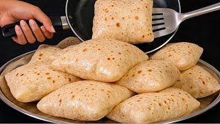 👉Soft & Fluffy 1 Cup Milk Puffed Paratha 😋 No Water, Only Milk 👌 Pillow-Soft Milk Parathas screenshot 1