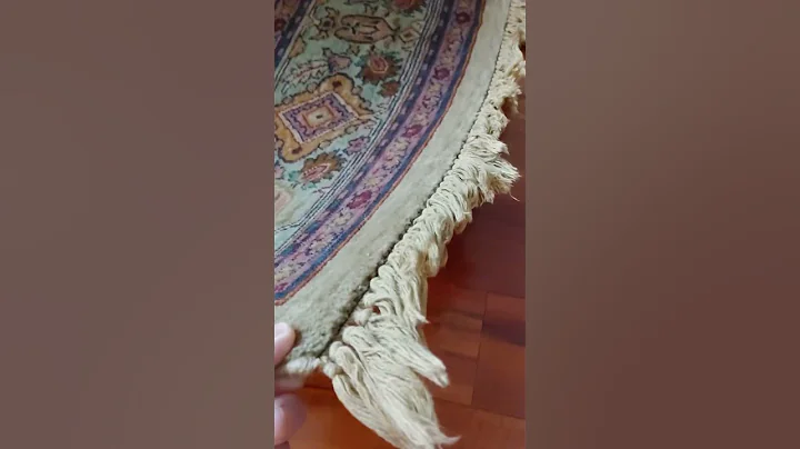 easy way to fix fringes on area rugs