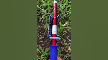 Chống gác cần câu cá xoay 360 độ, tự động khóa mở, bắng thép #fishing #shorts