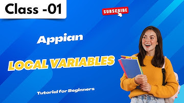Appian Class 01 | Local Variables | Appian Tutorial for Beginners