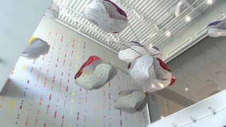 Art installation highlights Nebraska poetry inside renovated UNK library