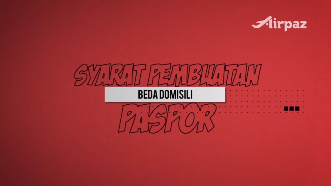 Syarat Pembuatan Paspor Beda Domisili 