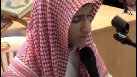 تلاوة رائعه لشاب مميز