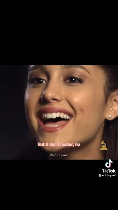 Ariana singing Akon song 'no body wanna see us together '