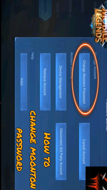 How to change moonton password ( 100% working trick ) |