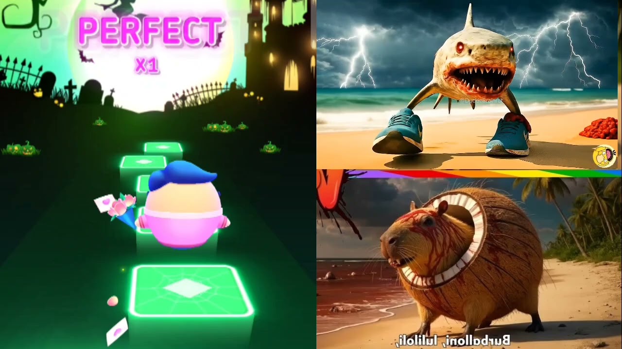 SIREN HEAD 🆚 BRAINROT ZOMBIE 🆚 PEPPA PIG.EXE 🆚 ASSASSINO - Tiles Hop EDM Rush!