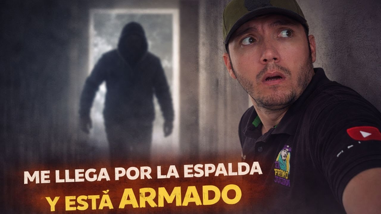 ME LLEGO POR LA ESPALDA Y TRAE UN MACHETE! 😰