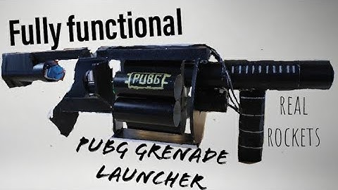 Making the PUBG grenade launcher(inventor series episode 3)