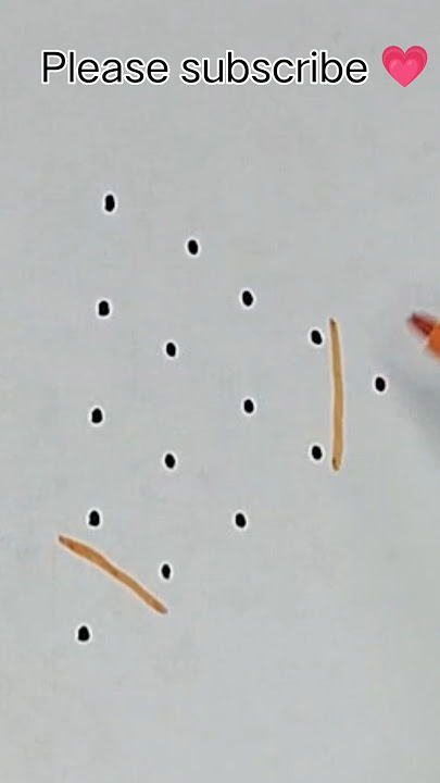 simple kolam #kolamwithdots #simplekolam #easykolamsforbeginners #songs