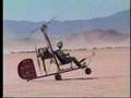 Gyrocopter High Wind Takeoffs at El Mirage