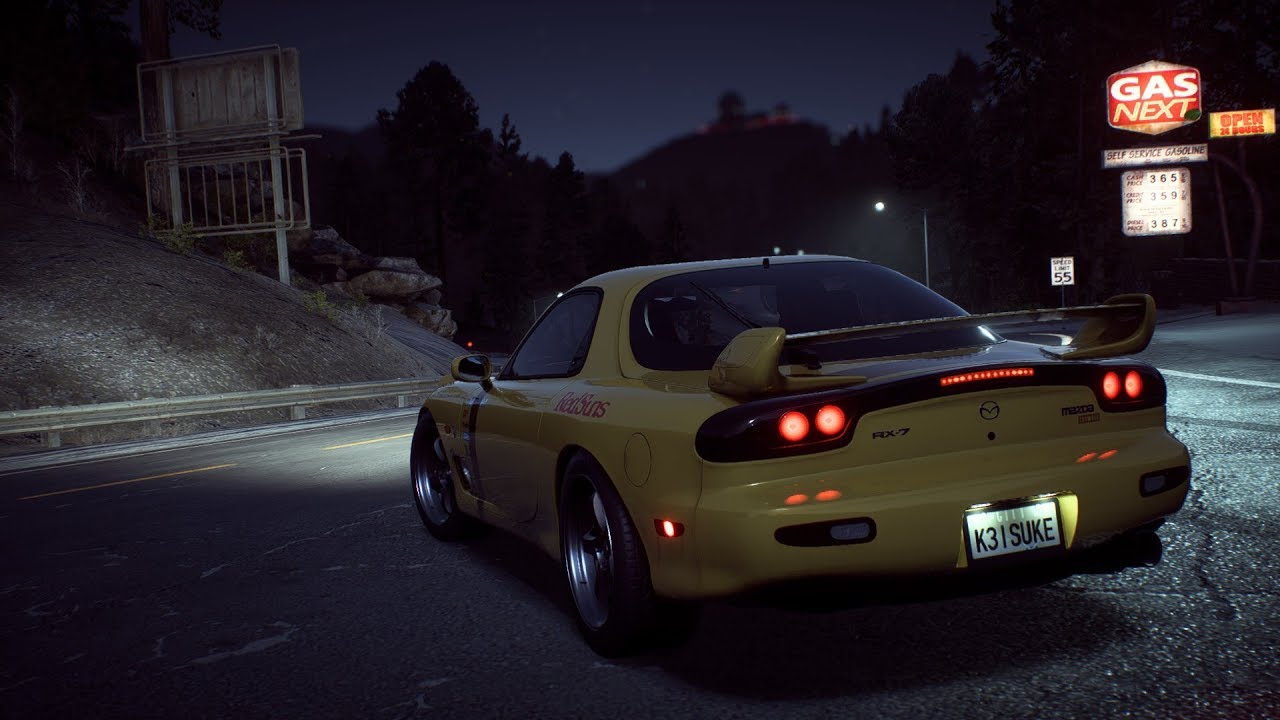 Initial D Keisuke Takahashi RX7 RX-7 FD3S Redsuns 1st Stage 