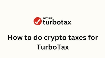 How to do your crypto taxes with TurboTax