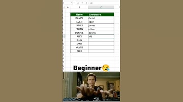 How to use Lower Function in Excel🤯 #excel #spreadsheetmagic #excelshortcuts #spreadsheets #shorts