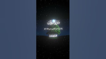سورة الفرقان|26-27|القارئ:#محمد_اللحيدان #قران #quran #راحة_نفسية #قران_كريم#تلاوة_هادئة#تلاوة_خاشعة