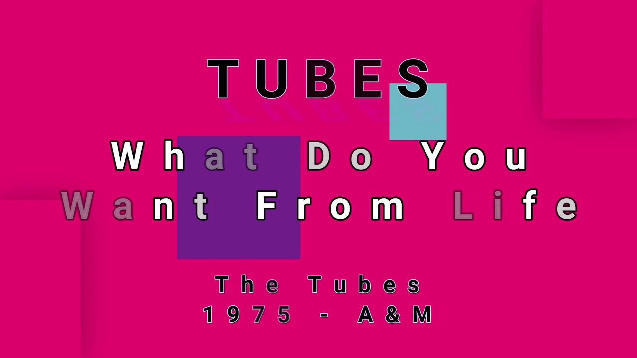 TUBES What Do You Want From Life vinyl YouTube Tubes what do you want from life vinyl youtube