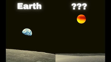 What If Each Planet Replaced the Earth (View from Our Moon)