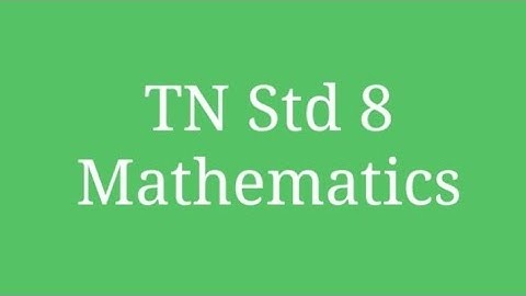 8th Std Maths (TN Samacheer) Chap 1  Examples 1.16 ,1.17, 1.18, 1.19, 1.20, 1.21 Ex 1. 2 - 10 Part 8
