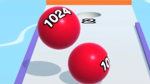 Ball Run 2048  - All  Levels Gameplay IOS  (PART  19).