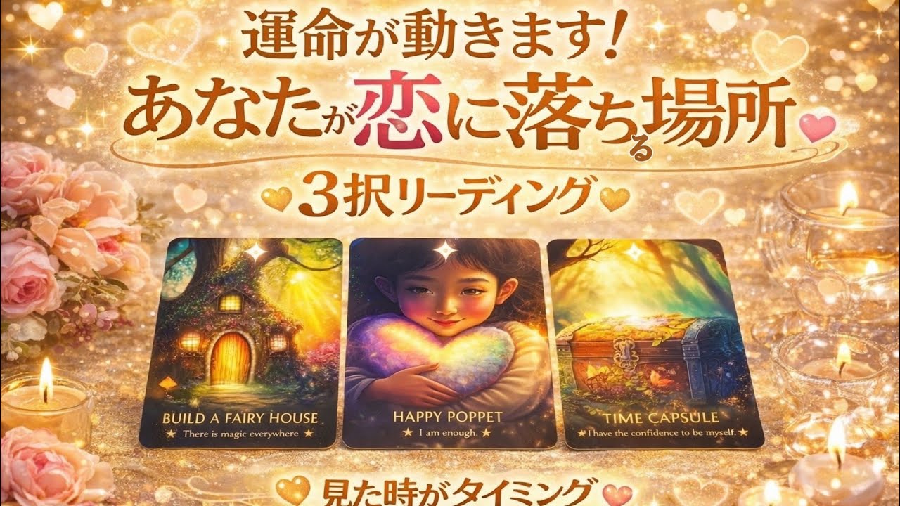 【見た時がタイミング🧡】あなたが運命の人と出会う場所💍実はもう出会ってる…⁉️😳 恋愛・出会い💗優しいオラクルリーディング🎀