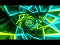 Abstract Background Video 4k Teal Blue Geometric Metallic Tunnel VJ LOOP NEON Calm ASMR Wallpaper