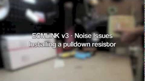ECMlink v3 - Installing a pull-down resistor in an EVO1-3 ECU