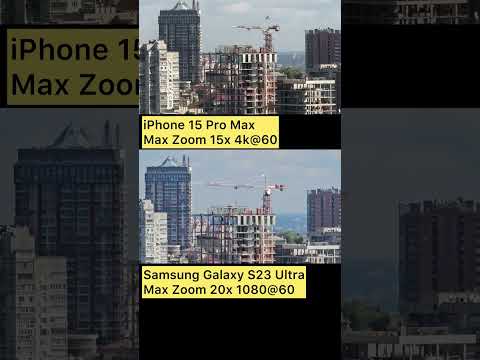 🔎 iPhone 15 Pro Max vs. Samsung Galaxy S23 Ultra | Camera Zoom Test #iphone15promax  #s23ultra