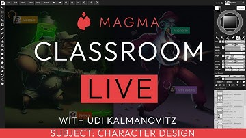 Head Design Stylization & Language | Magma Classroom LIVE with Udi Kalmanovitz